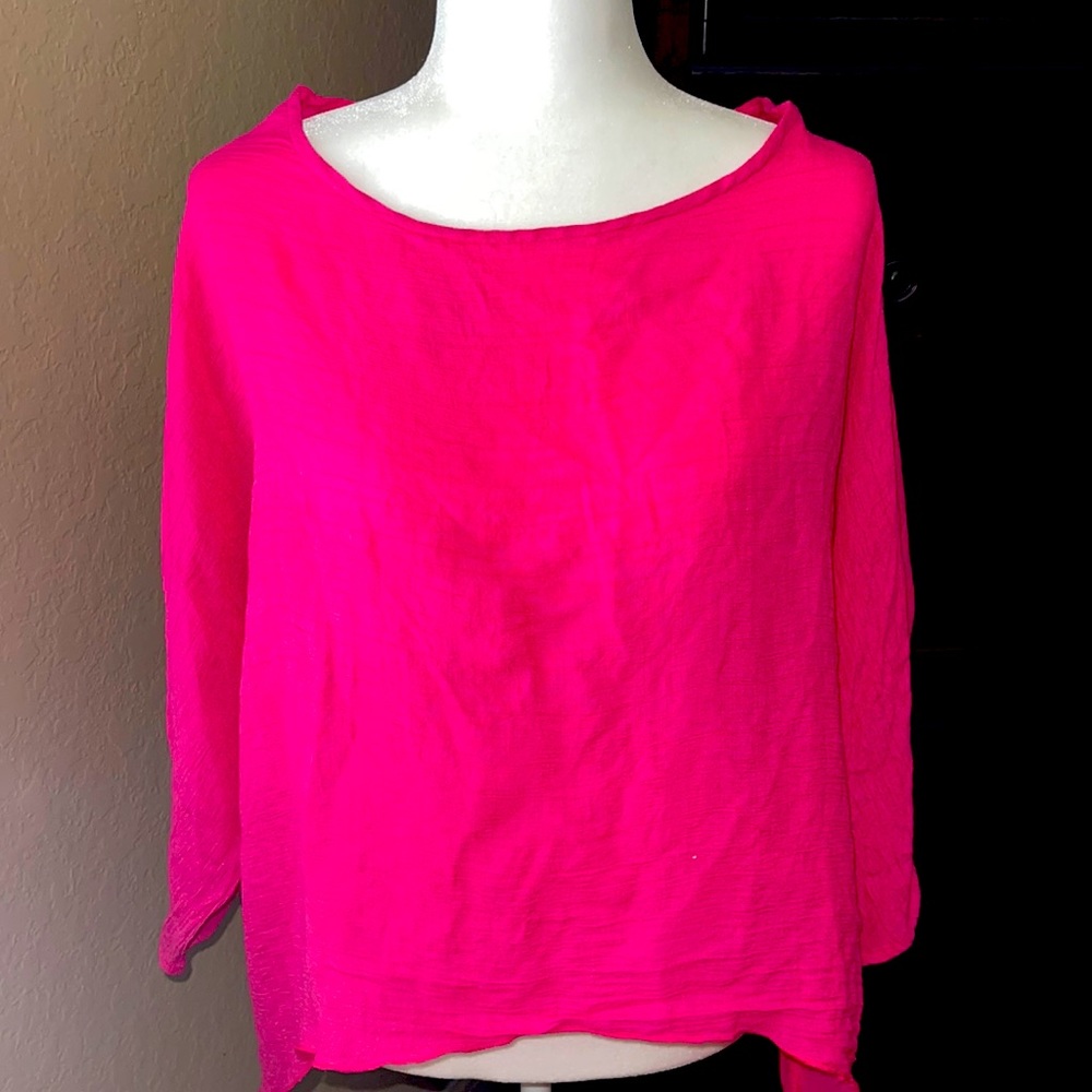 EUC blouse in bright pink!